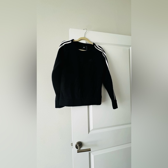 Adidas Women's Black Crew Neck Sweater - Picture 4 of 8
